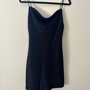 Alice and olivia cowl neck mini dress